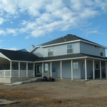 Covered patio and walk