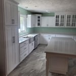 white kitchen cabinets