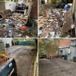 Backyard cleanout