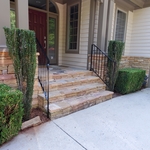 Porch Railings on Stone