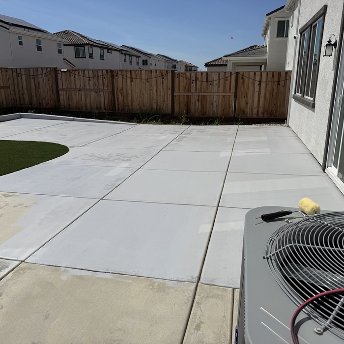 Concrete staining