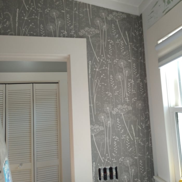 Beautiful grey bathroom