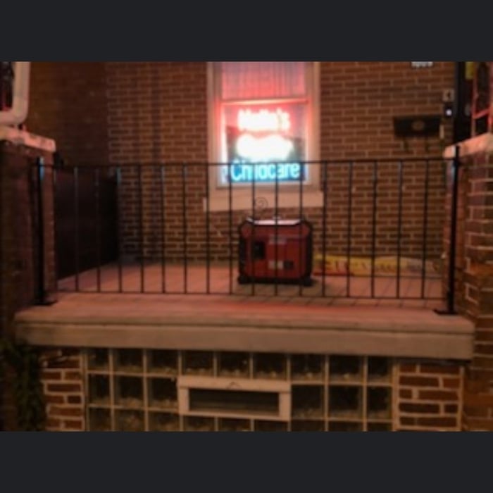 Metal railing repair!