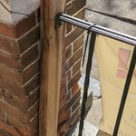 Metal railing repair!