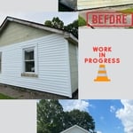 Siding Repair and Paint