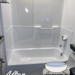 Reglaze sorround and tub