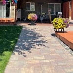 New paver patio