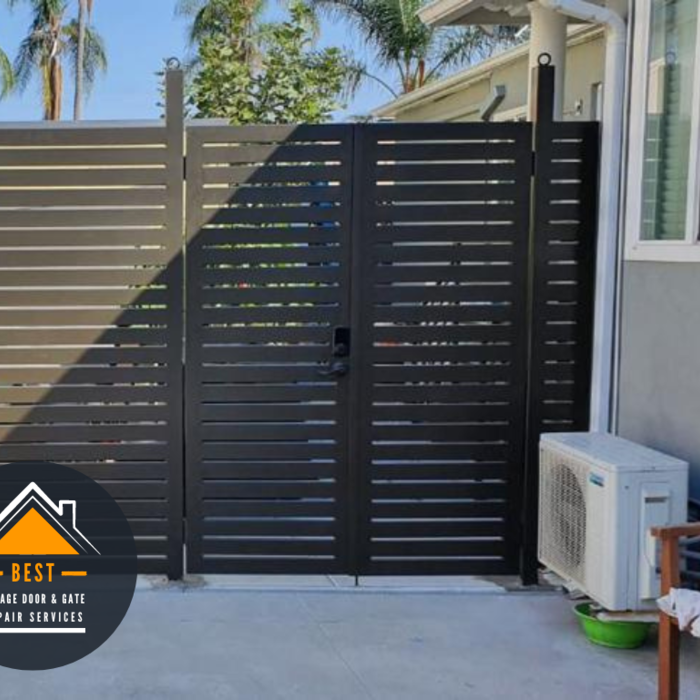Privacy Metal Entry Gate