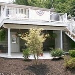 Treated Deck & Vinyl Rail