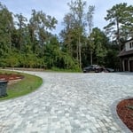 Paver driveway