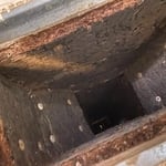 after cleaning duct