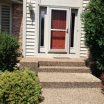Exposed Aggregate Stoop 1/2