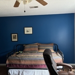Bedroom Blue Wall