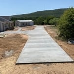 driveway with walkways