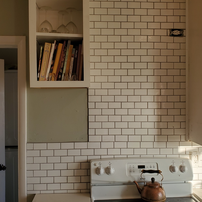 Range Hood area completed