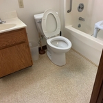 Bathroom deep clean