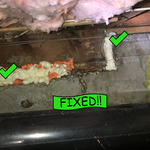 Foundation Sill Plate Gap Repaired