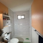 Modern shower tile