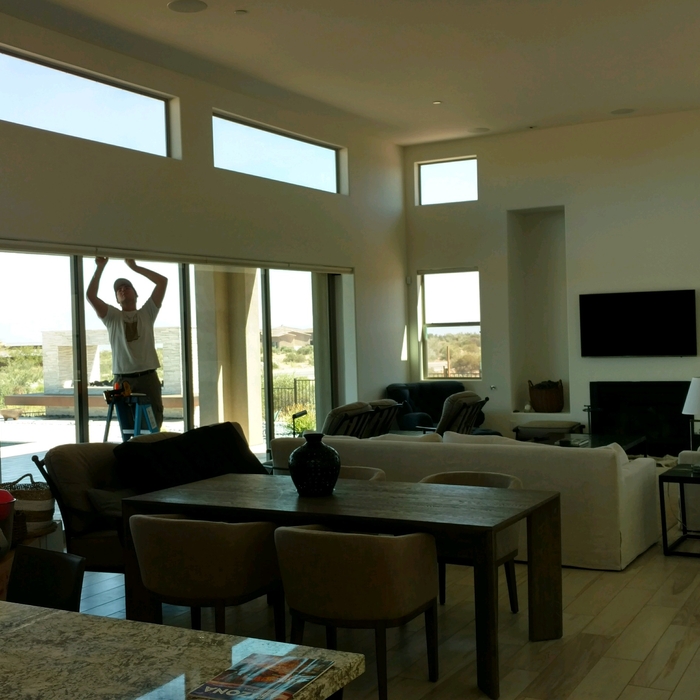 Motorised Honeycomb Shades