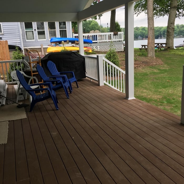 Finished Deck with Railings