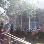 Screen in porch