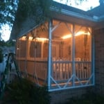 Screen in porch