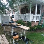 Screen in porch