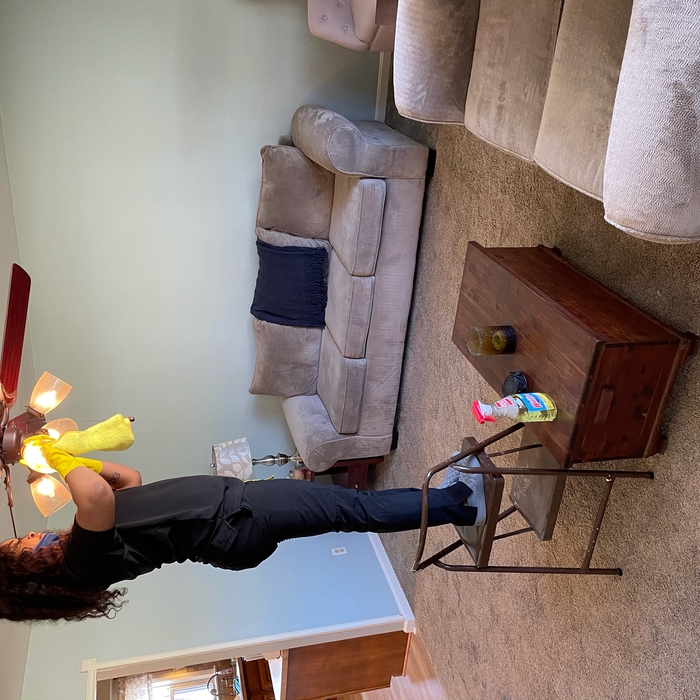 Cleaning walls & ceiling