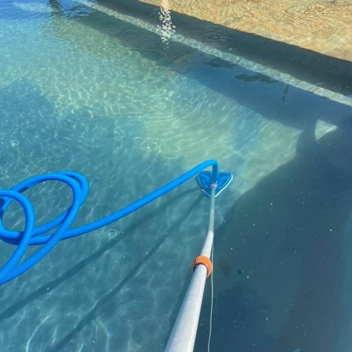 Cleaning a New Install Gunite Pool