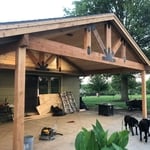 Rustic Mid-West Pergola