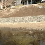 Lakeside retaining wall