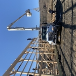 Setting trusses