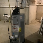 Power vent water heater