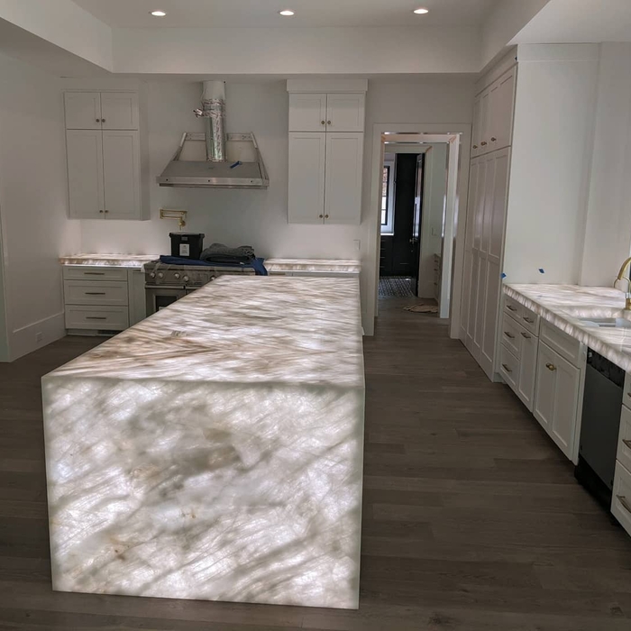 Custom lighting under countertops
