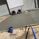 Part 1 of dumpster pad