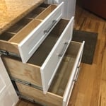 Custom Cutlery drawer with Pot & Pan Drawers