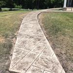 Custom color for walkway