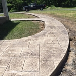 Custom color for walkway