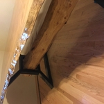 Live edge table