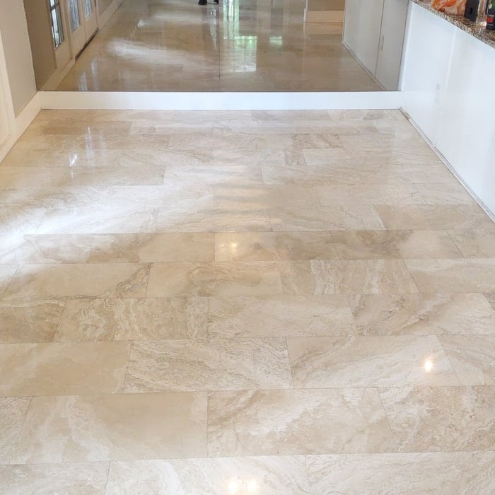 Travertine Restoration Polishing and Sealing