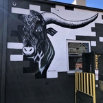 Crashing Bull Mural