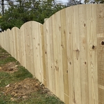 Scalloped Style Fence