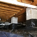 Crawlspace Mold Remediation and Vapor Barrier