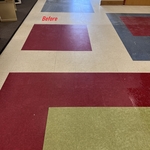 School gym floor