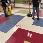 School gym floor
