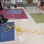 School gym floor