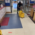 School gym floor