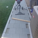 Backyard 4ft wide walkway