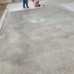 Cutting Concrete Slab