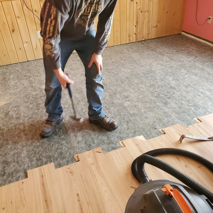 Laying Laminate Flooring